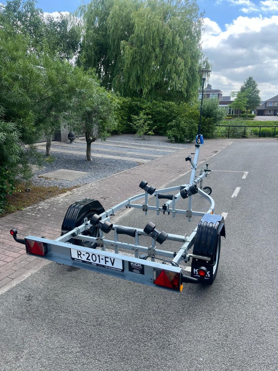 310 alu rib met yamaha 10pk + boot trailer