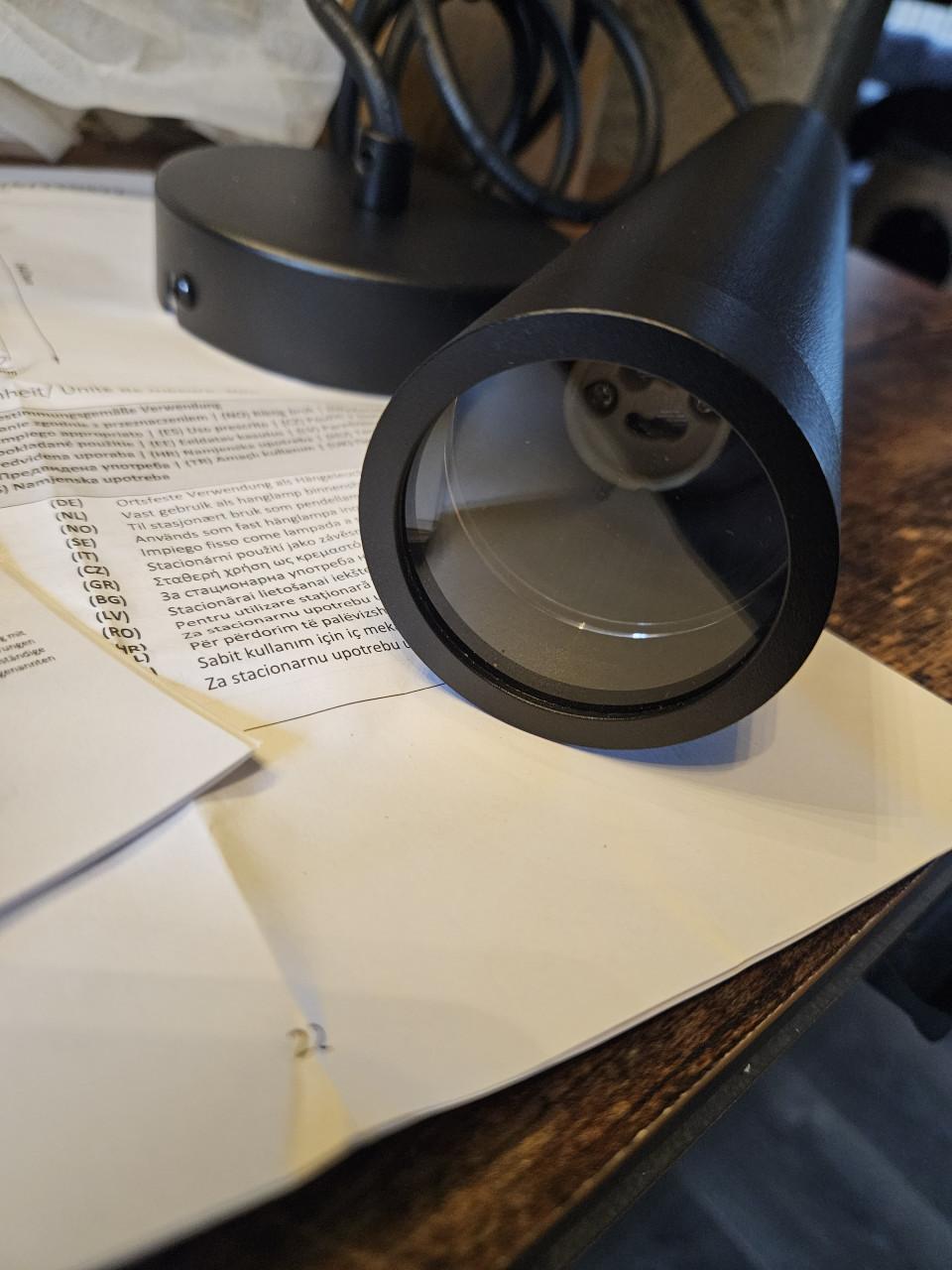 QAZQA Tuba HL Black IP44 Hanglamp - Nieuw in doos