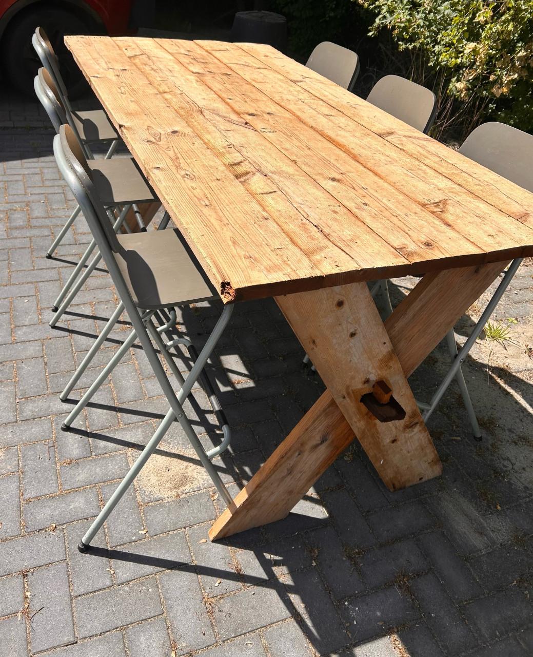 Mancave Stamtafels- 2 st-industriële  /bart/klus/knutseltafel NU € 160