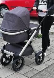 Kinderwagen Dubatti Antraciet