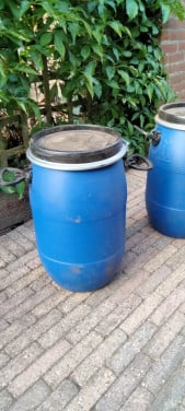 Blauwe voerton 2 stuks