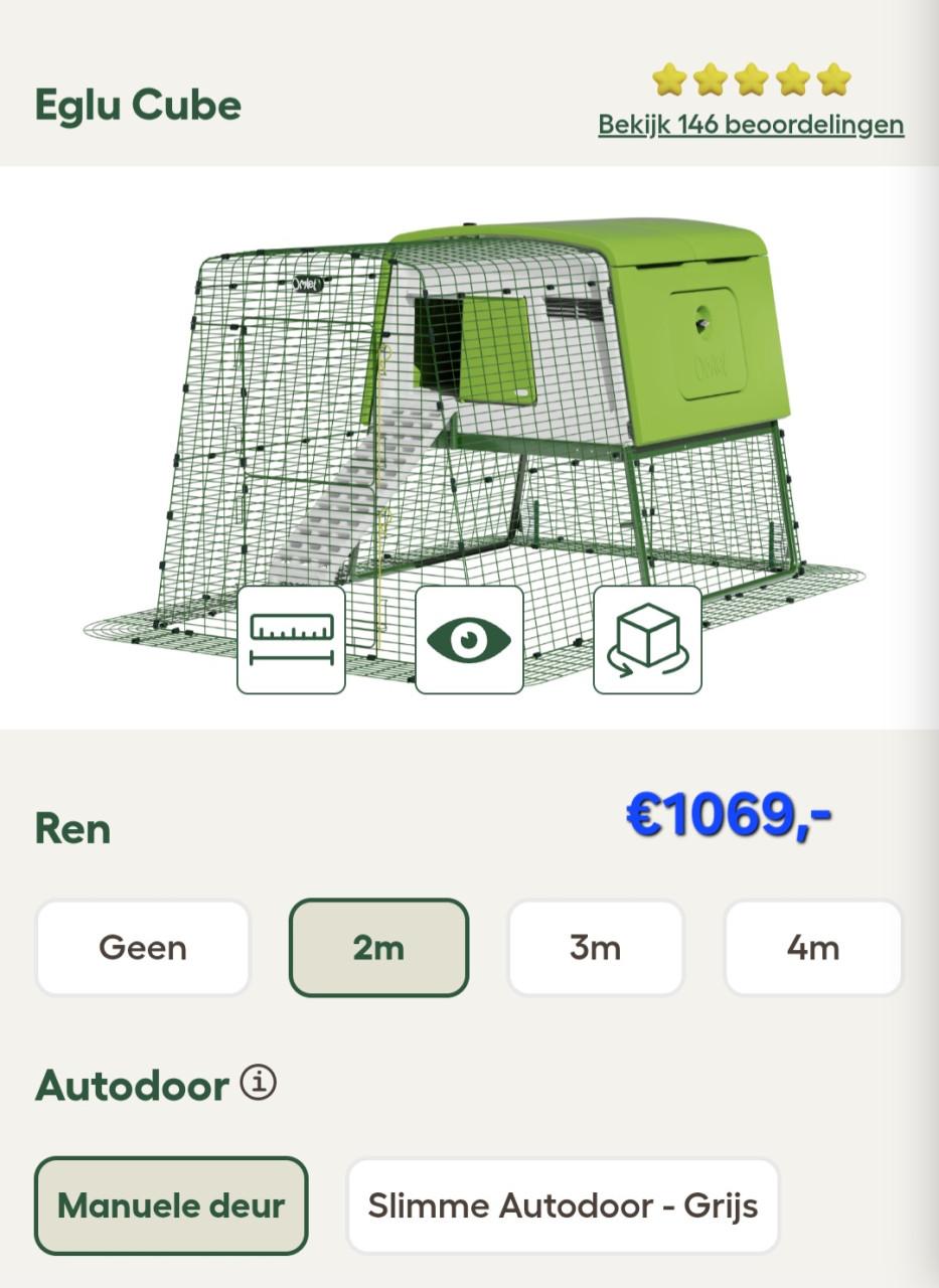 Kippenhok Omlet Eglu Cube