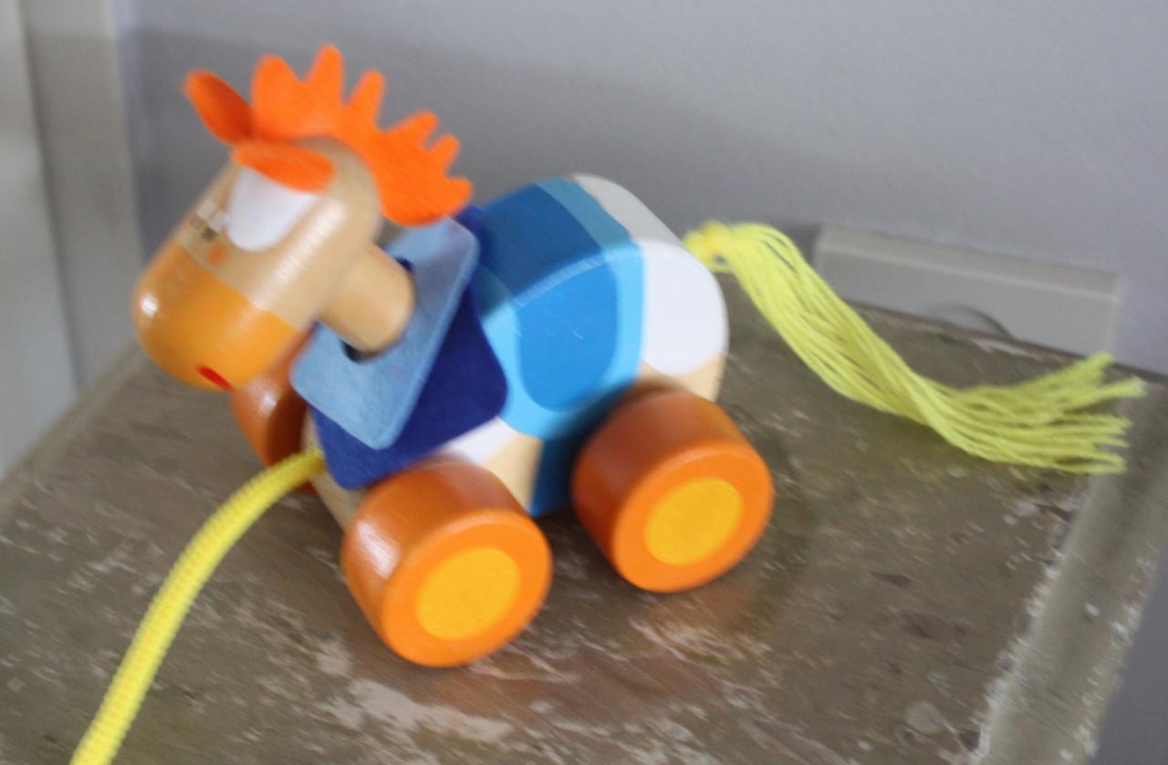 Houten trekpaardje