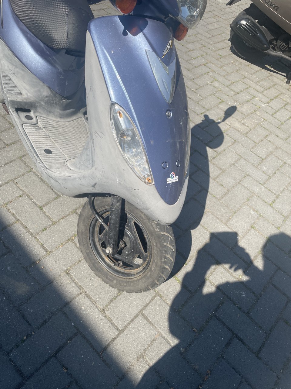Sym DD scooter, tweetakt.