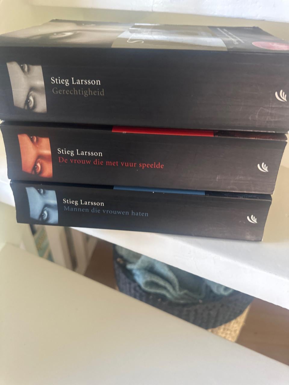 3 boeken Stieg Larsson