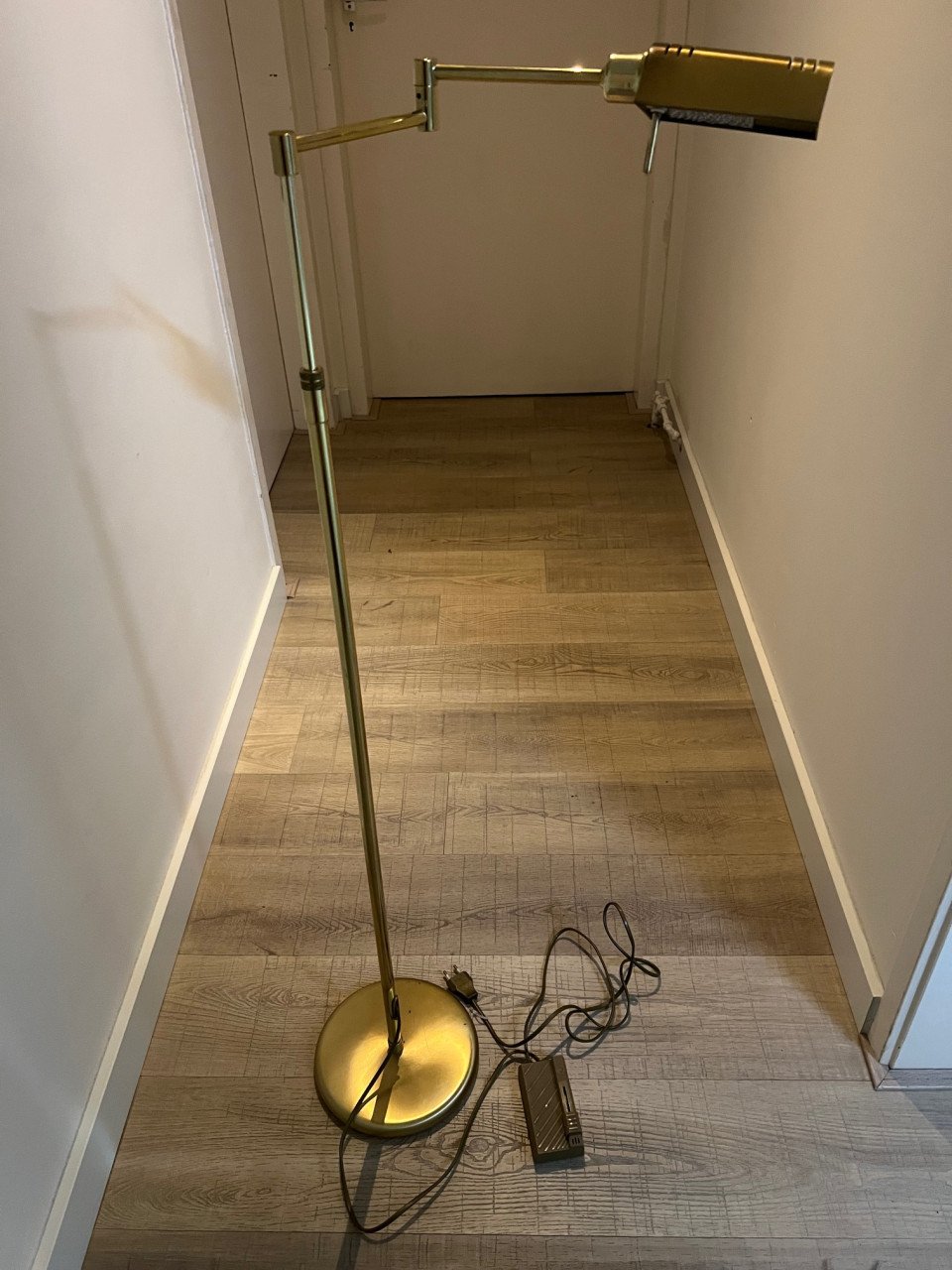 Messing leeslamp