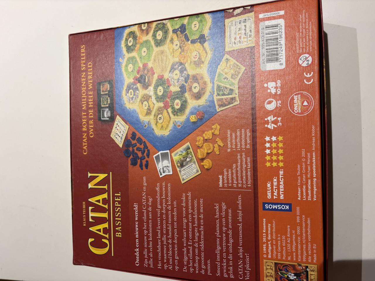 Catan basisspel nieuw