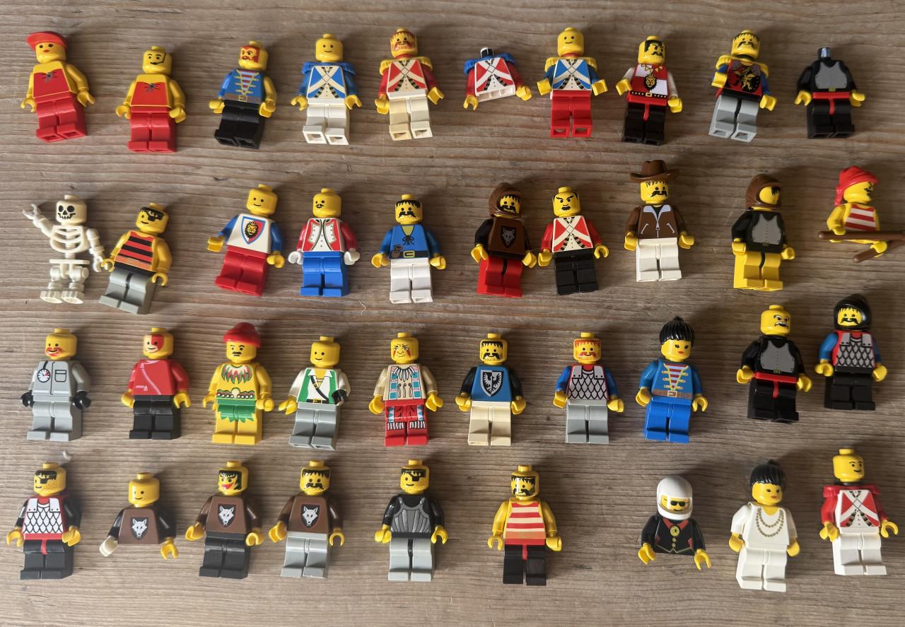 Lego minifiguren Pirates, Castle, Indianen en toebehoren