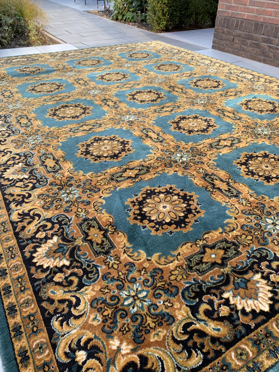 ✨Schitterend Sfeervol Groot Vintage Vloerkleed Zuiver Scheerwol✨