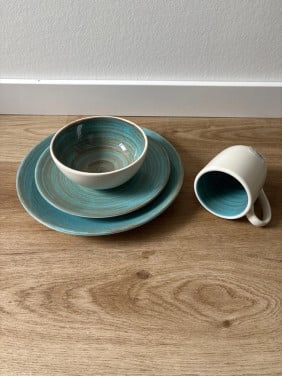 Cosy & Trendy Servies Set 🍵 Aardewerk – 1 Persoon