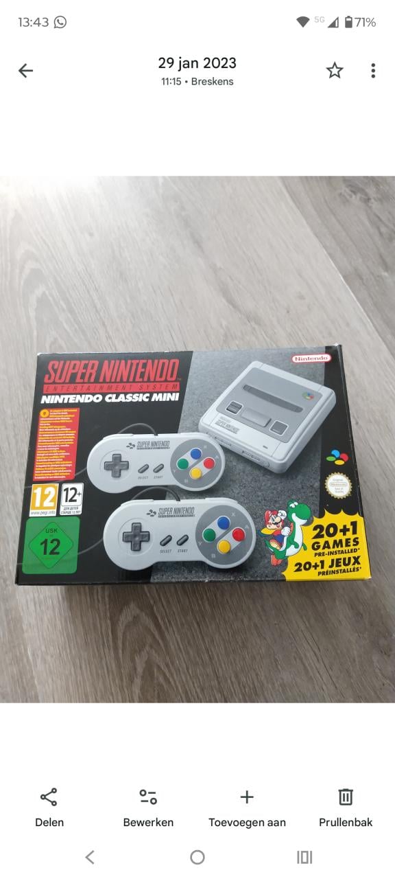 Nintendo classic mini