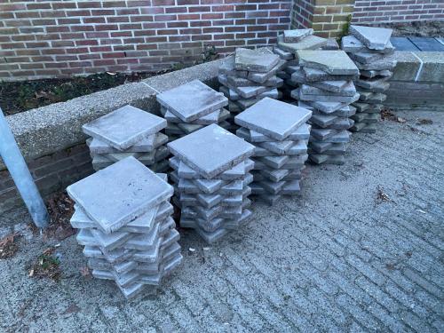 30x30 betontegels / stoeptegels - direct ophalen
