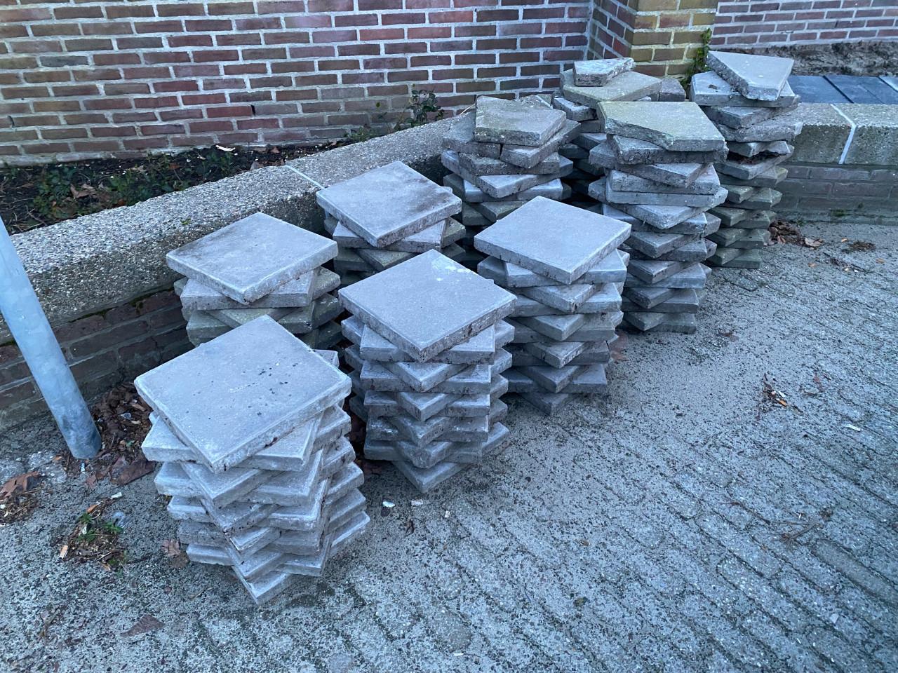 30x30 betontegels / stoeptegels - direct ophalen