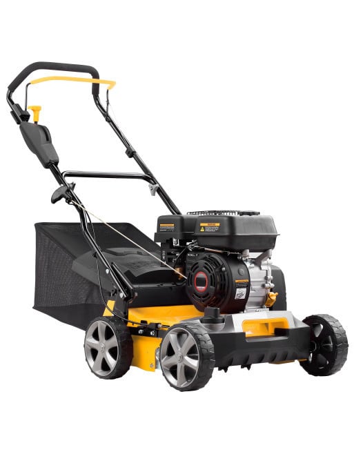 Texas Pro Cut 400TG verticuteer machine 40 cm met 45 liter opvang