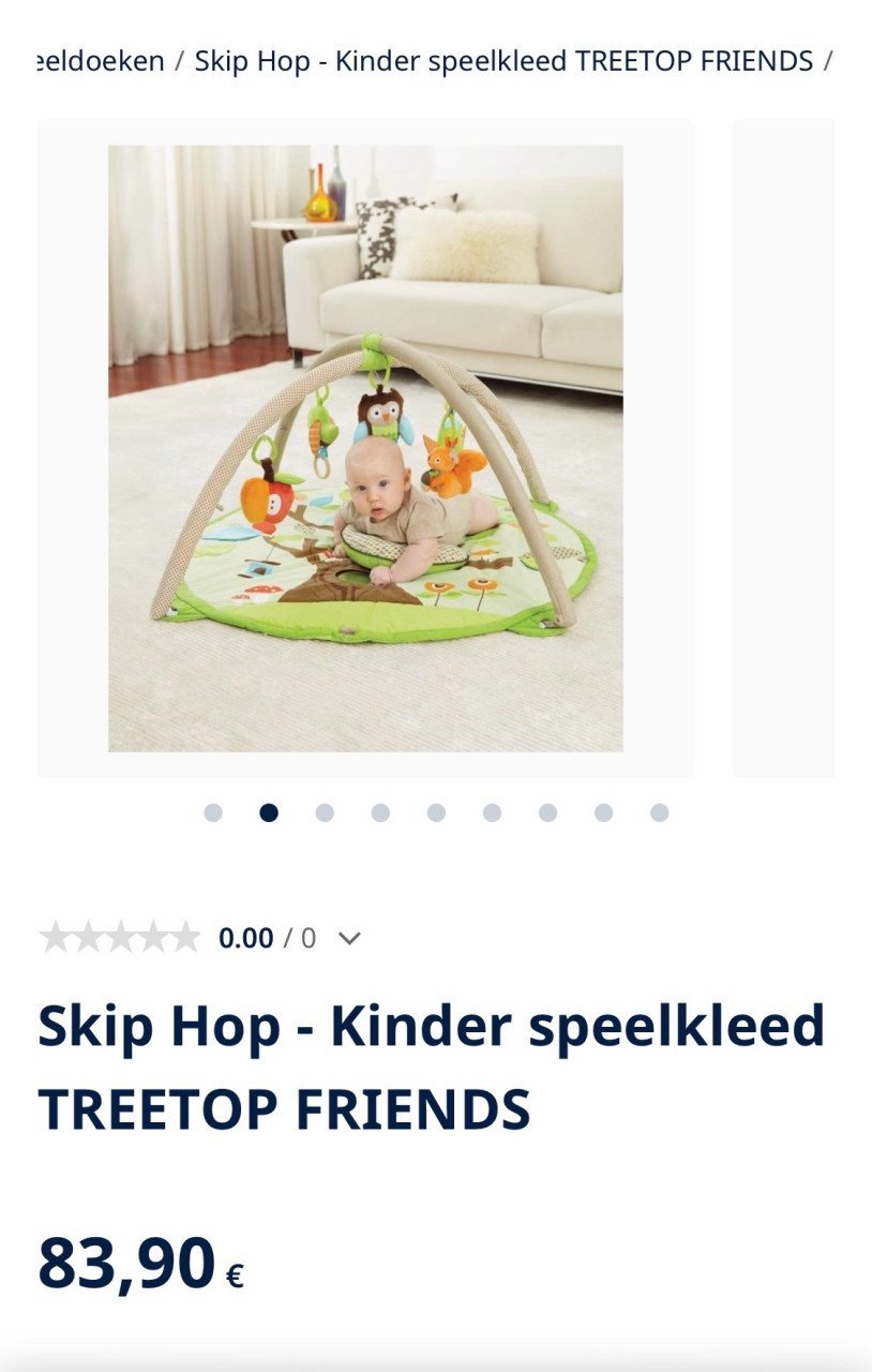 Skip hop kinderspeelkleed