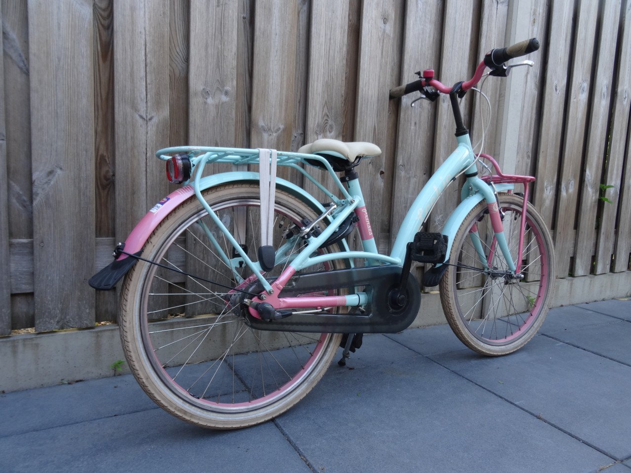Loekie Prinses 22 inch meisjesfiets 3 versnellingen
