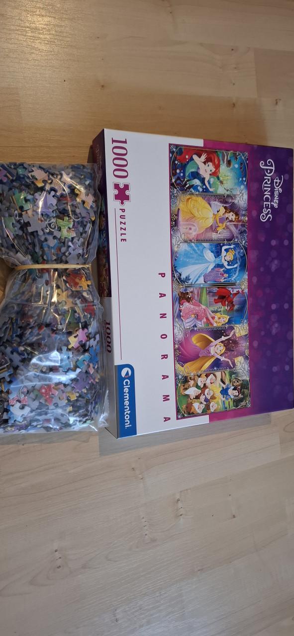 Disney panoramapuzzel prinsessen