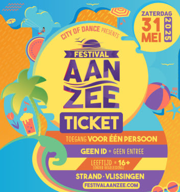 Ticket festival aan zee