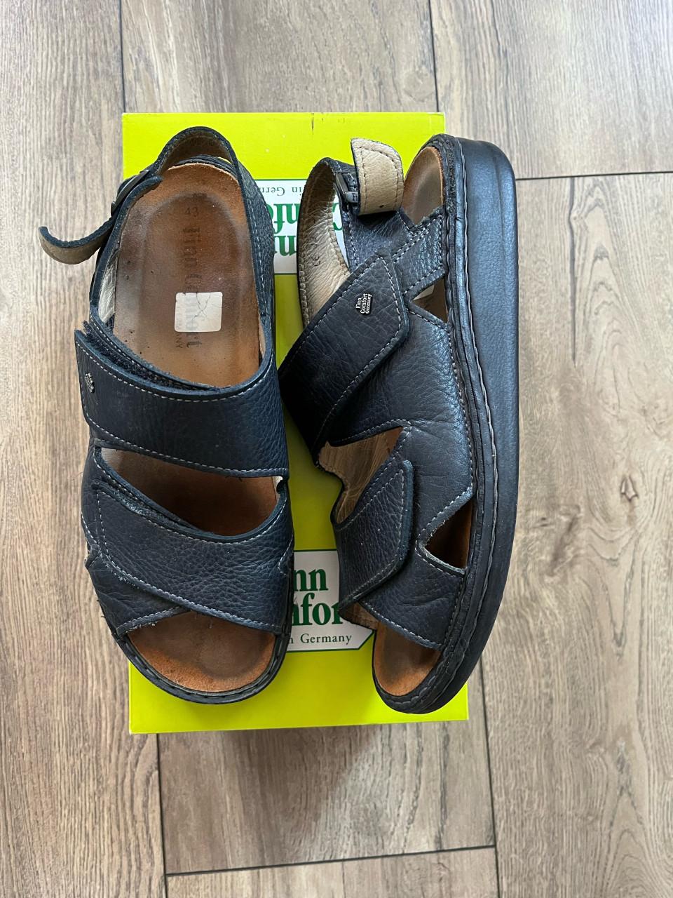 Finn Comfort leren sandalen blauw 43 Toro-S Hillcrest night