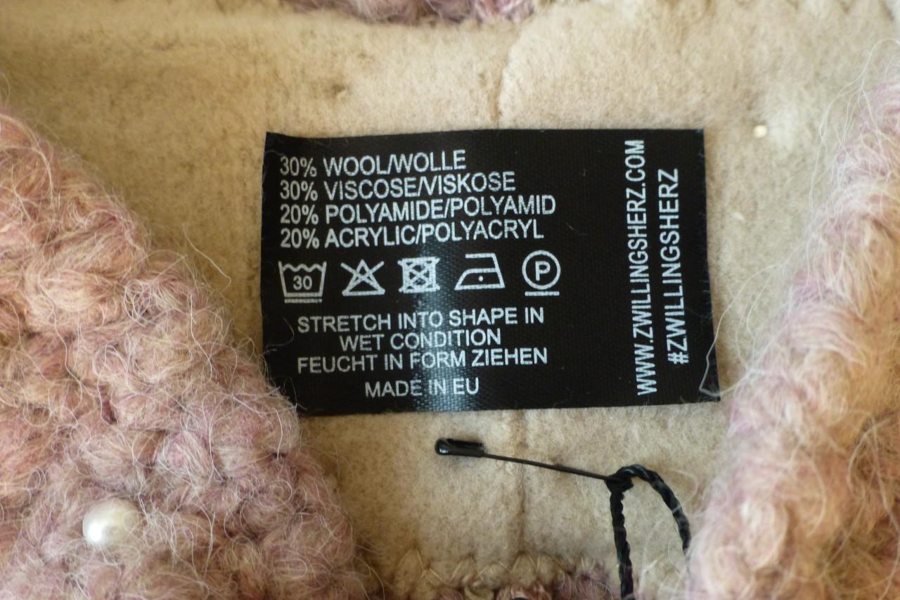 Zwillingsherz hoofdband met kristal/glazen parels - Nieuw