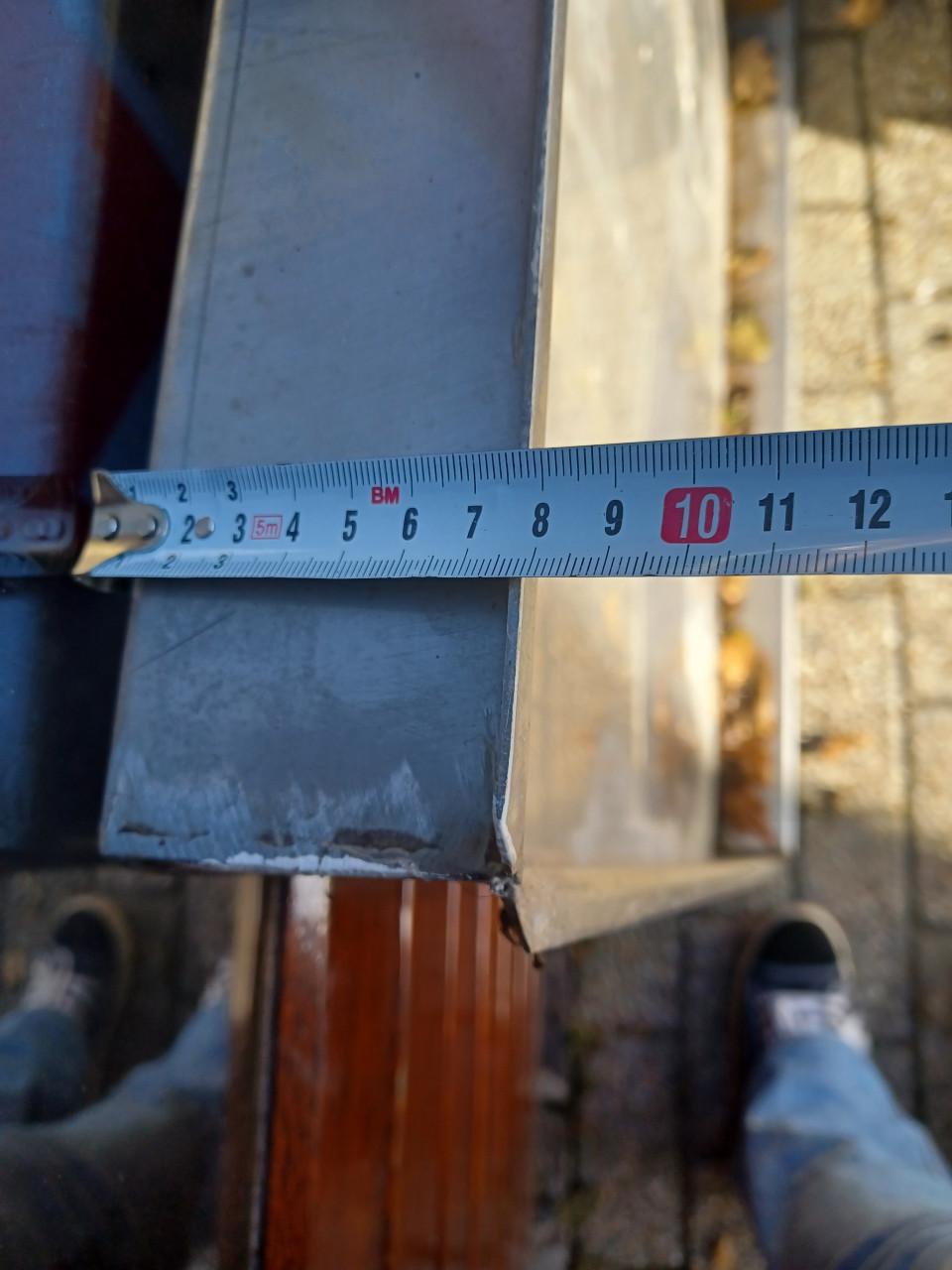 Metalen lekbak groot