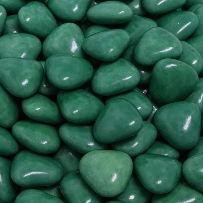 Snoep chocolade hartjes goud en rode hartjes