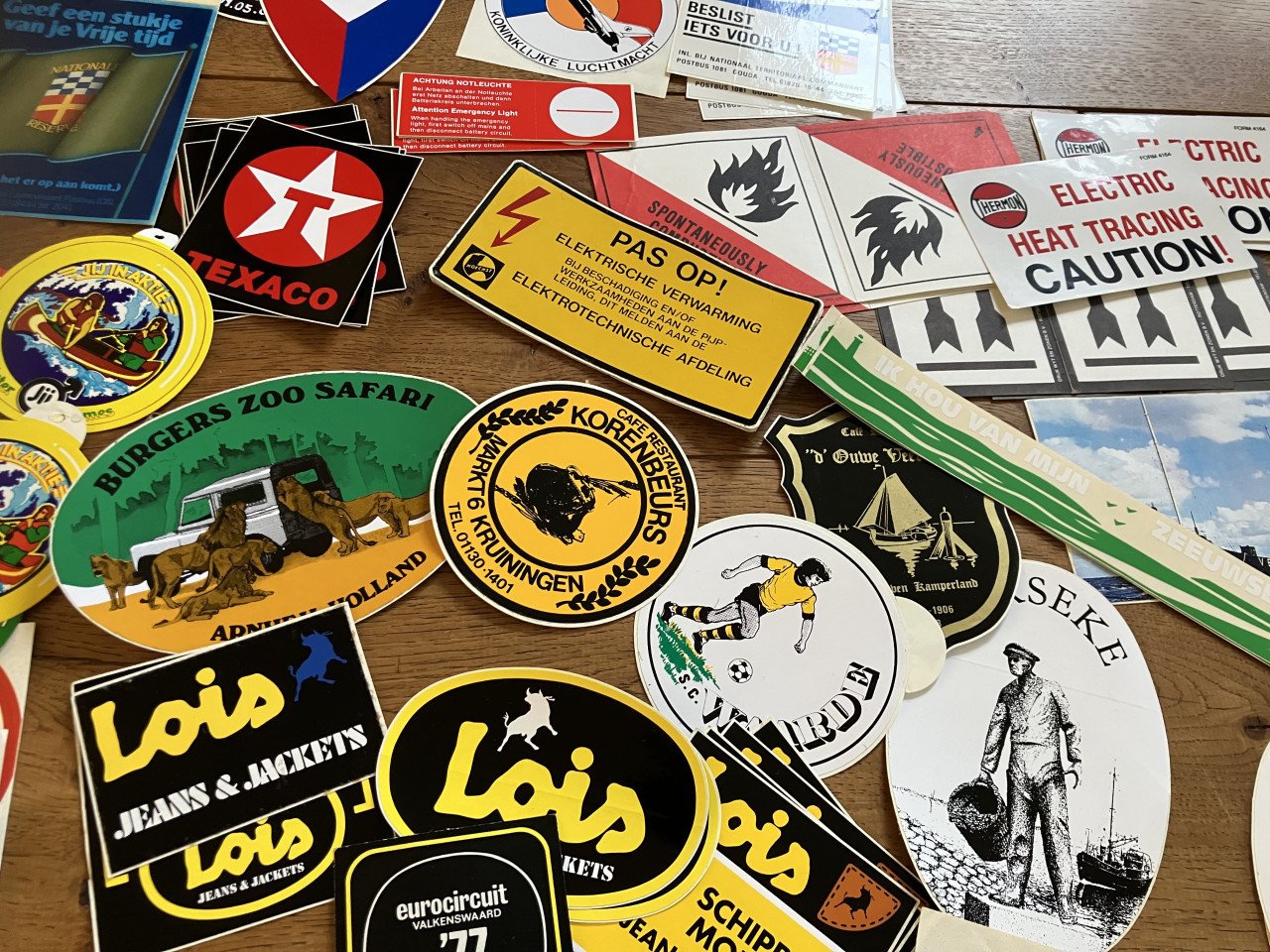 Stickers jaren ’70 en ‘80