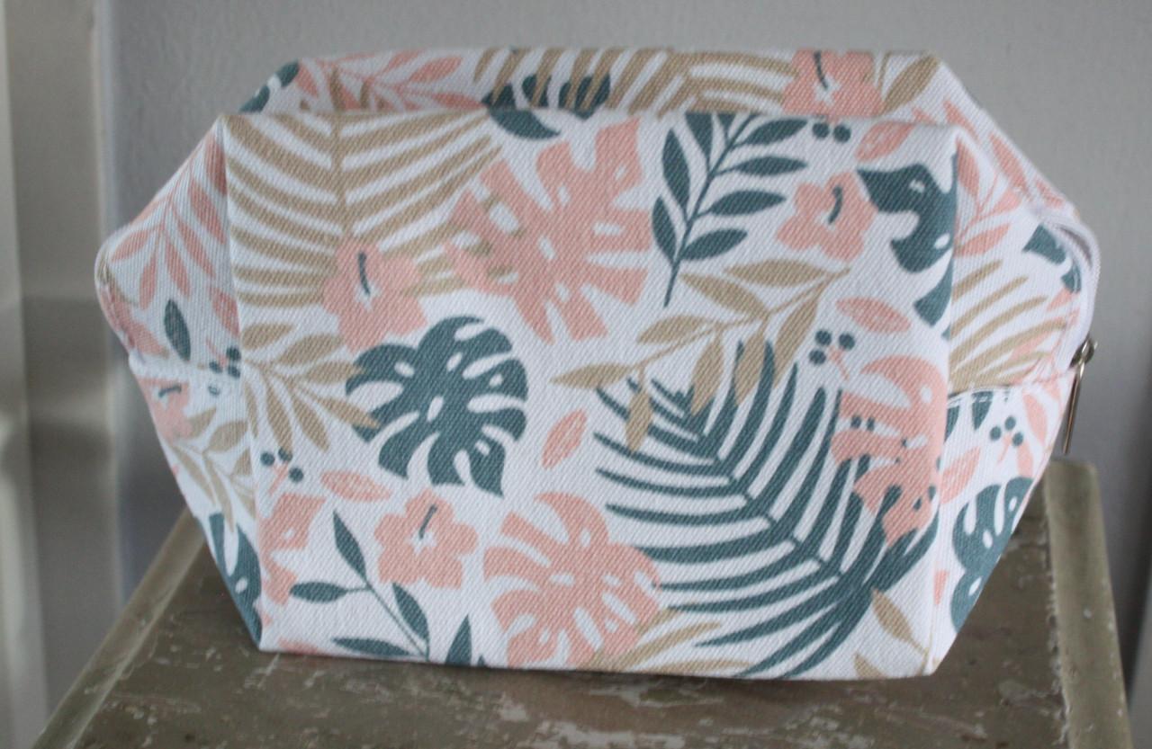 Nieuw toillettasje blader print