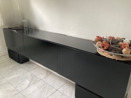 Design hangmeubel zwart