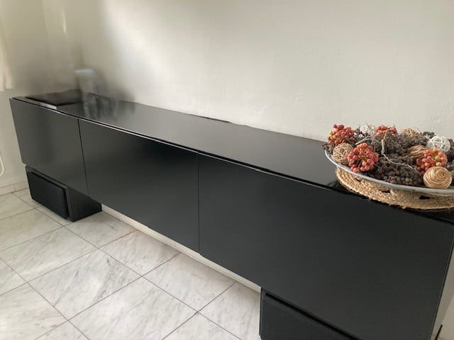 Design hangmeubel zwart