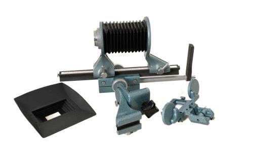 Exakta Macro Rails / Balg apparaat vintage hammertone