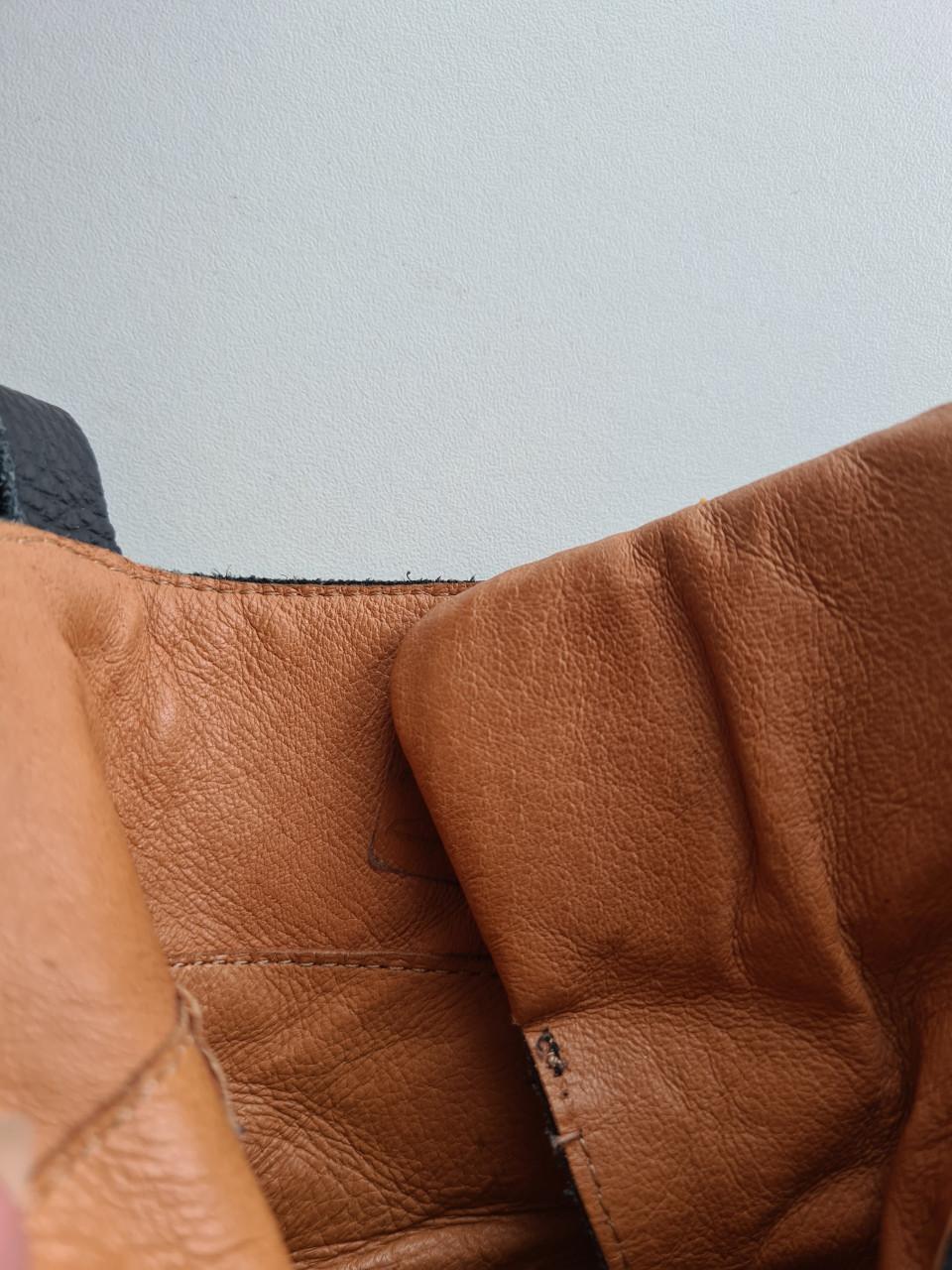 Develab soepel leren (binnen als buitenkant leer) zwarte boots mt 34