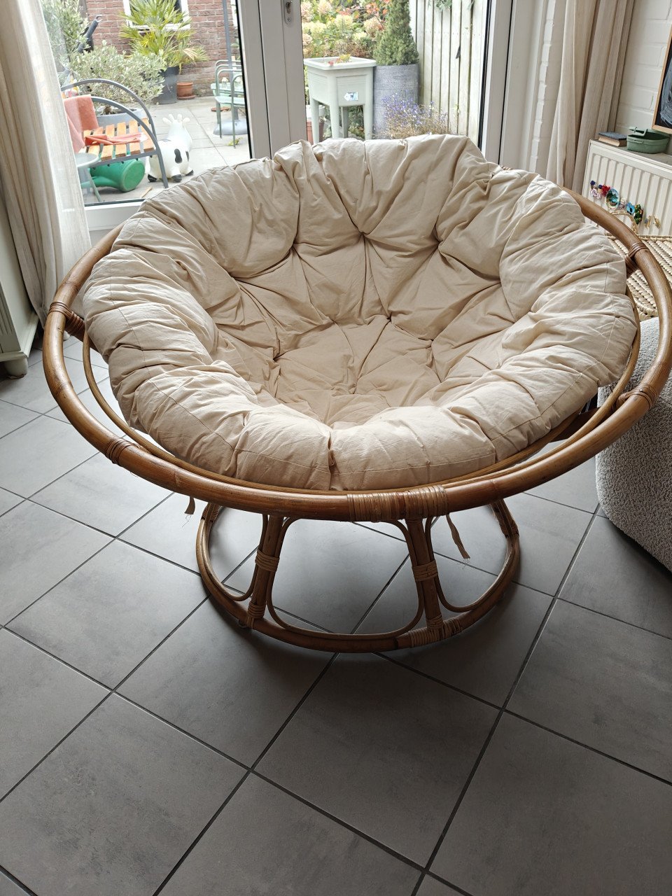 Papasan Stoel