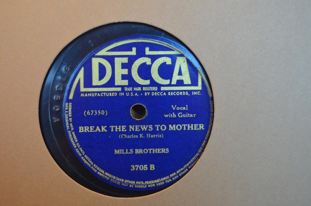 78 rpm Mills Brothers jaren '40 en '50 héél veel stuks. (7)