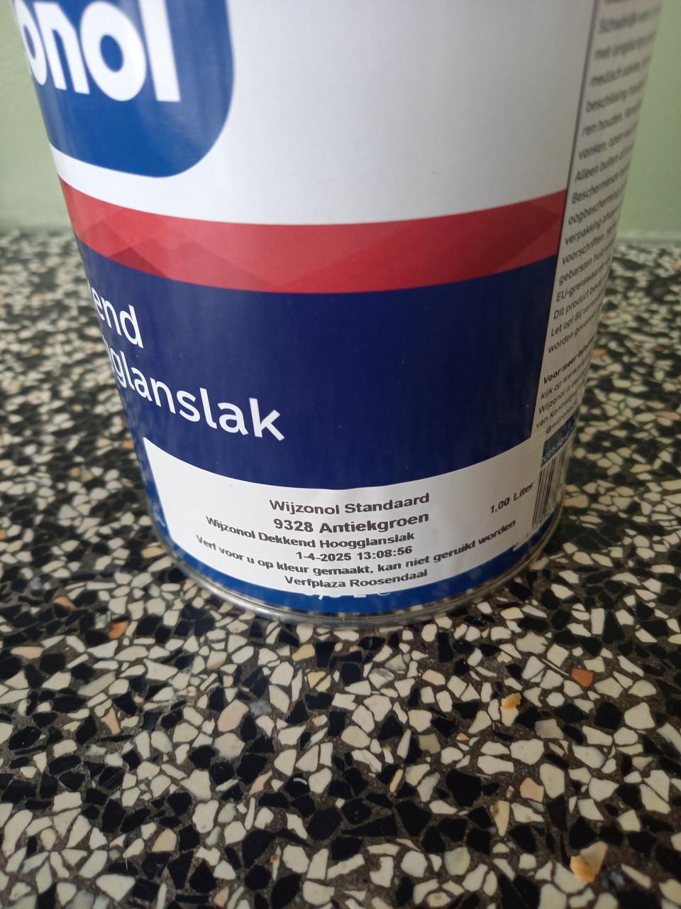 Wijzonol buitenlak nieuw blik