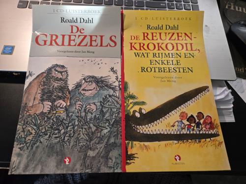 2 x Luisterboek Roald Dahl De Griezels De reuzenkrokodil