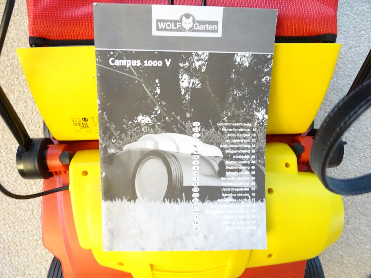 Wolf Campus 1000 V   Verticuteer machine voor  € 85,00