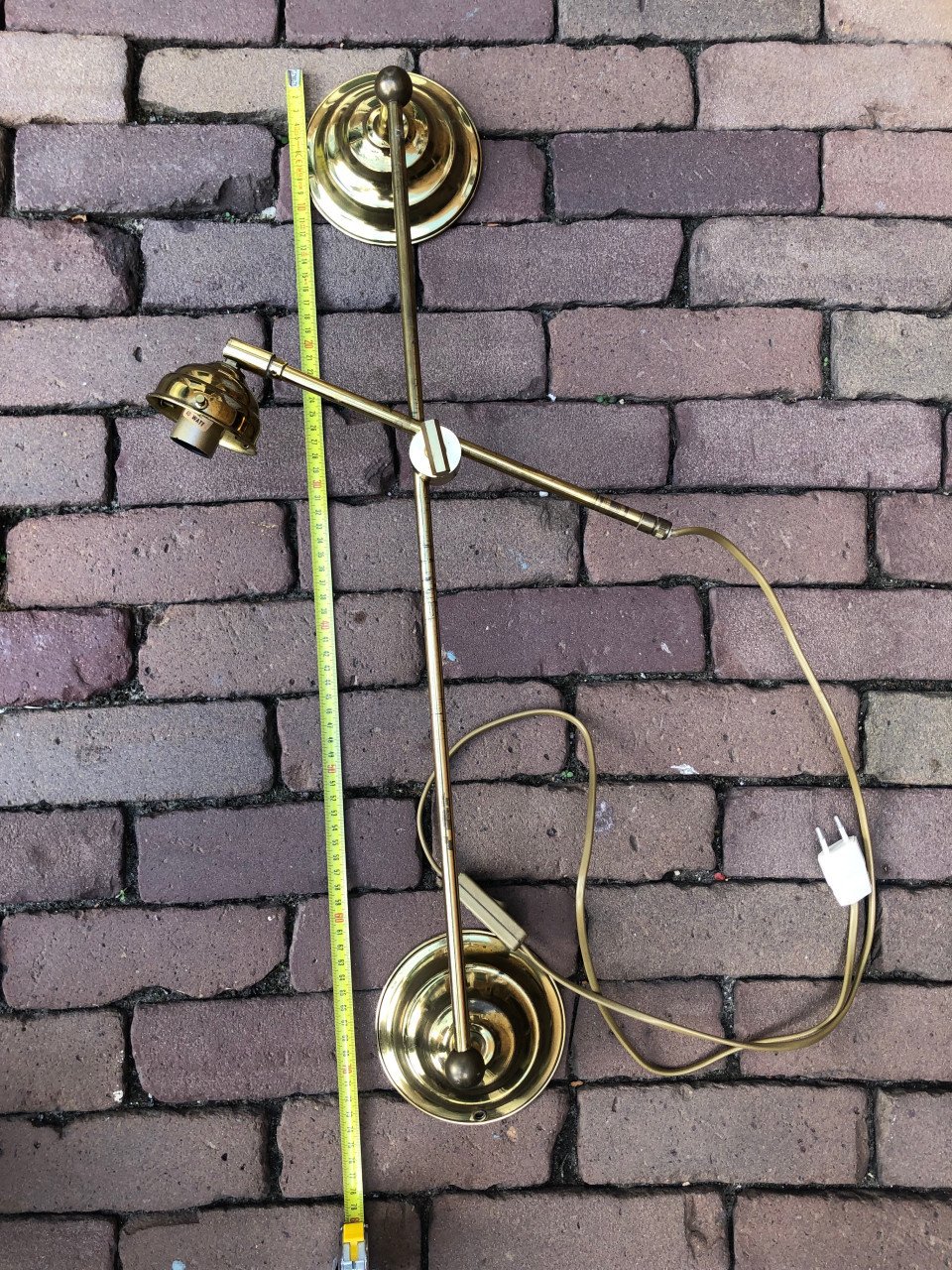 Leuke wand lamp.