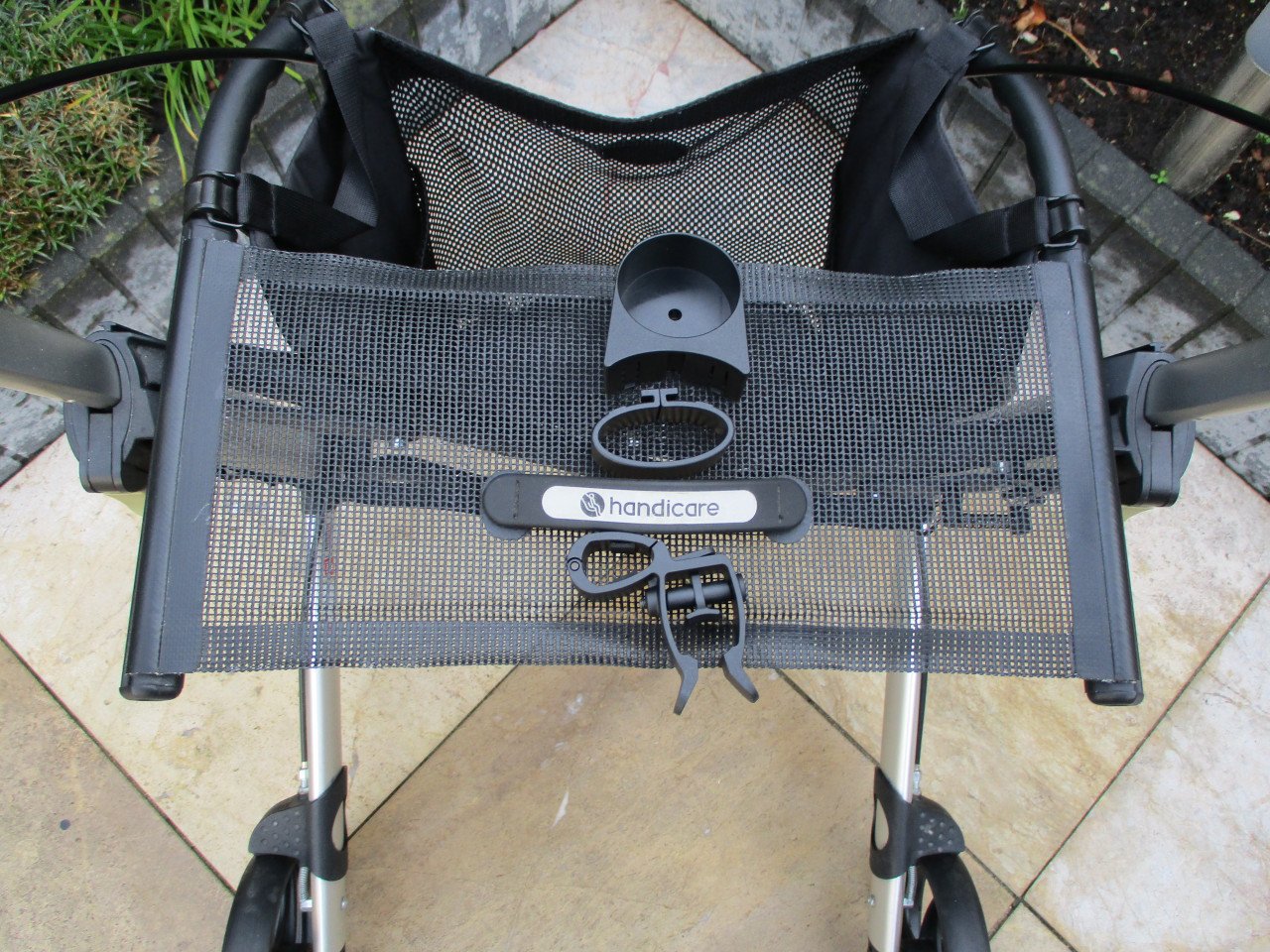 Zgan Gemino 30 opvouwbare lichtgewicht rollator met zitje tas  rugsteun en