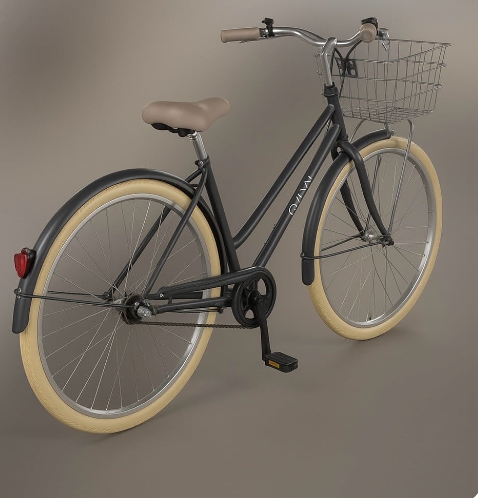 Damesfiets De BSP Gaev N3 Kleur: Dark oak  Maat: 51