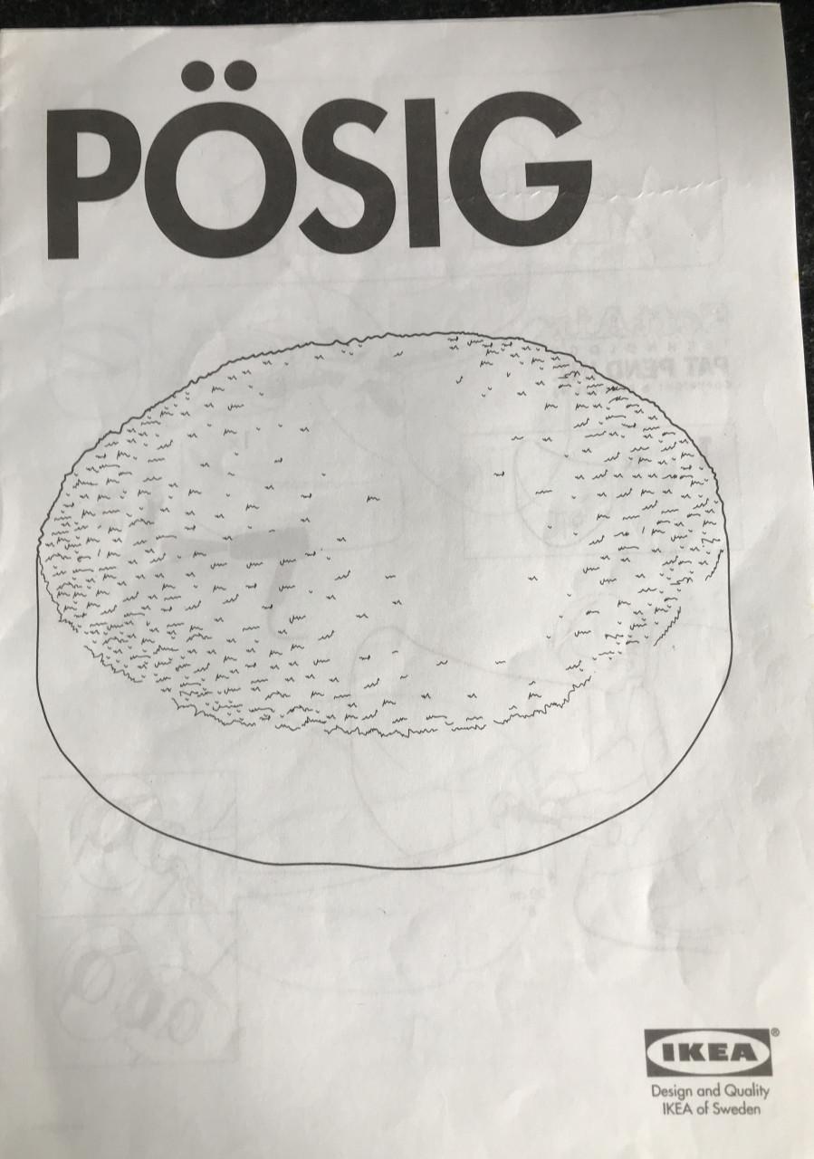 Rode grote opblaasbare poef