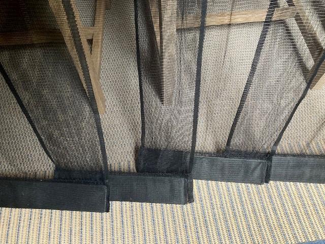 Vliegenhor voor deur - 4 lamellen