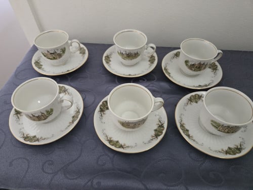 6x kop en schotel original dutch castles Bavaria Mitterreich