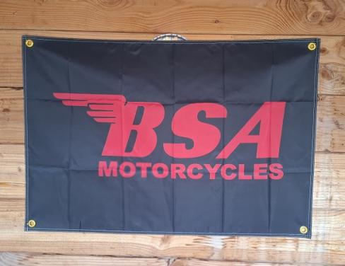BSA Motorcycle Banner