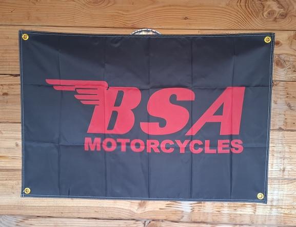 BSA Motorcycle Banner