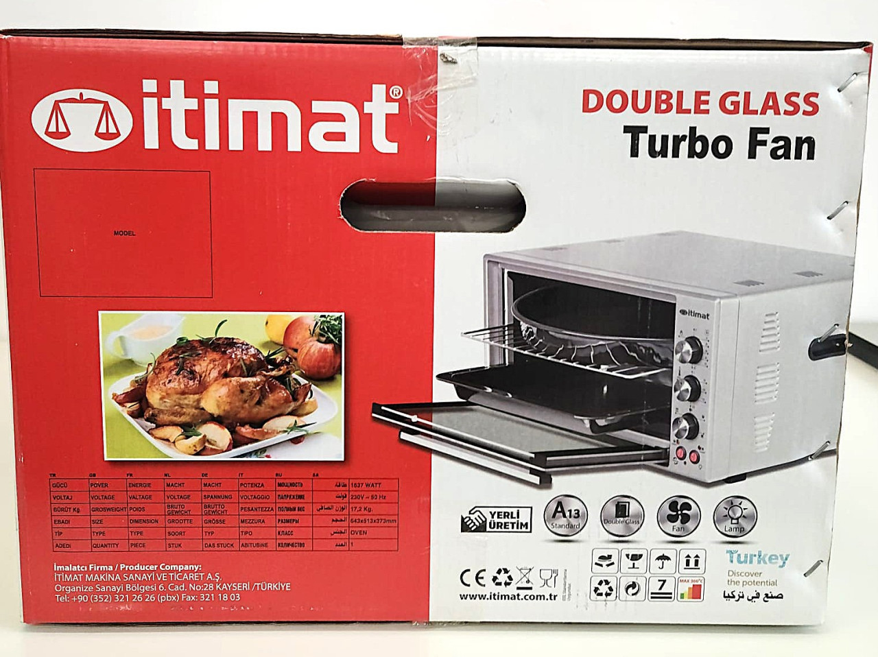 Itimat 50 Oven - Ref: I28TTFL