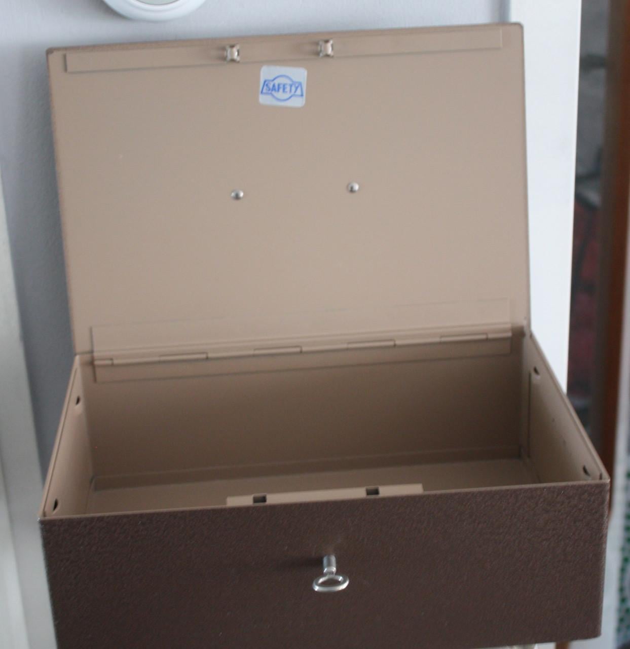 Geldkistje groot bruin