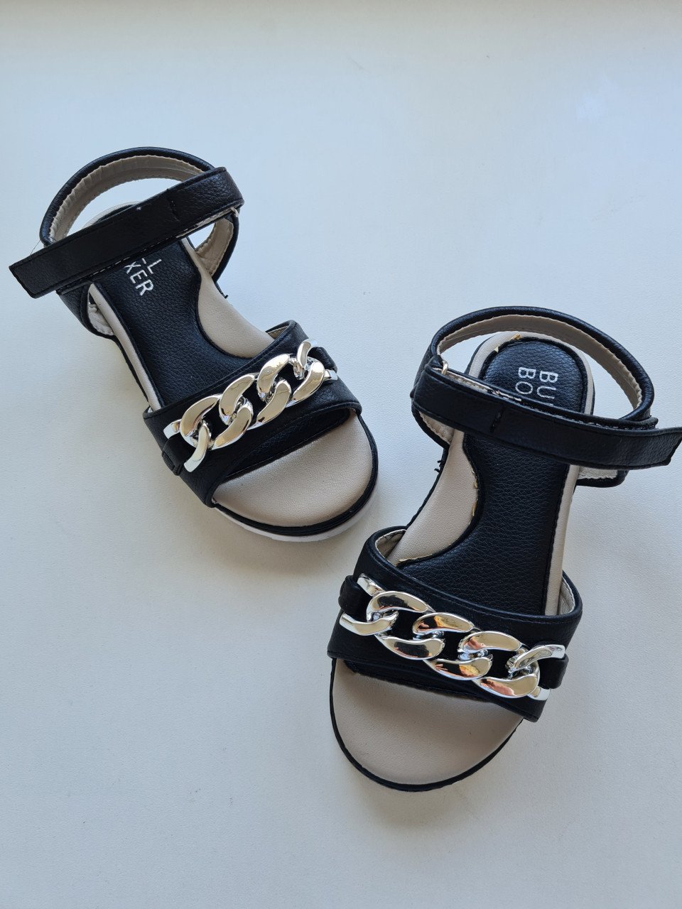 Nieuw ! Zwart leren sandalen van Bull Boxer Maat 30