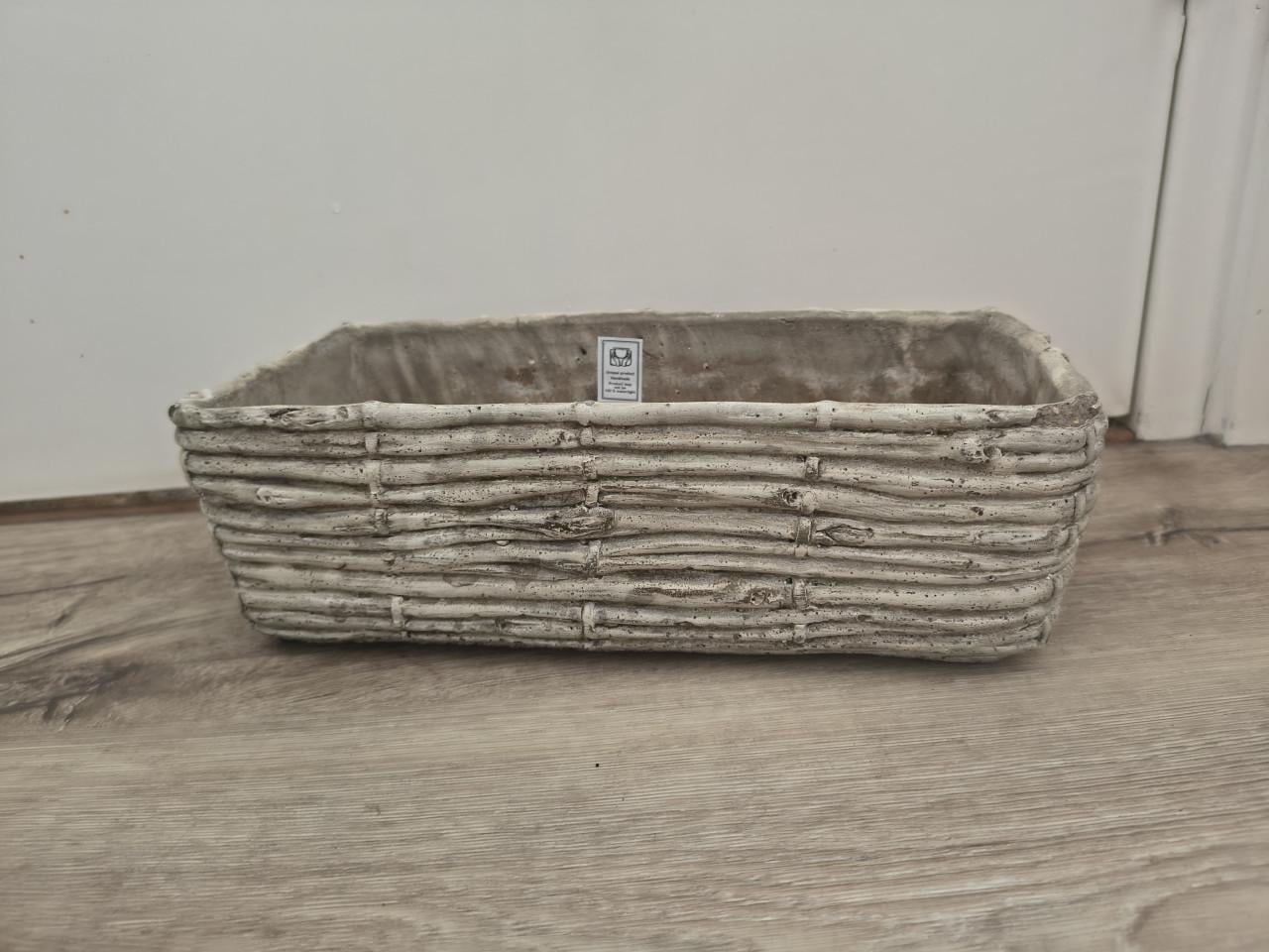 Prachtige TS Collection Plantenbak betonlook takkenstructuur