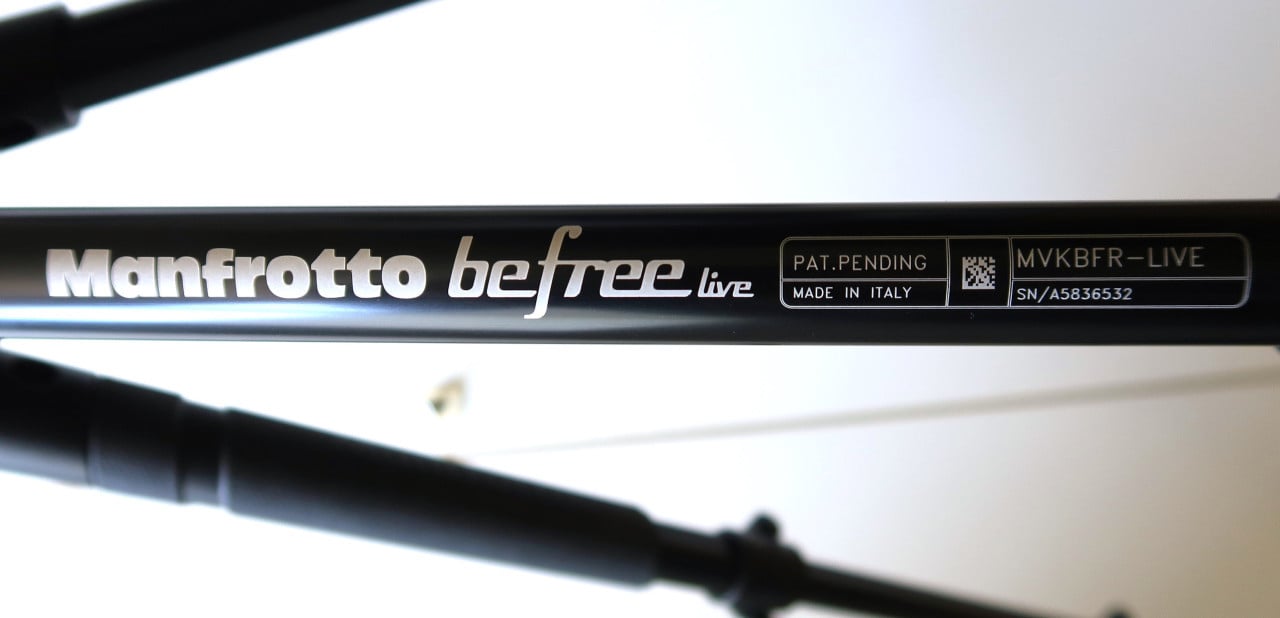 Manfrotto BeFree MVKBFR-Live video statief